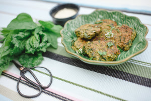 Blue Cheese & Chia Seed Fritters