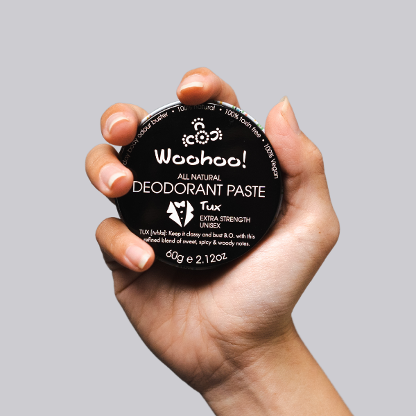 Woohoo! Natural Deodorant - Tux Extra Strength Tin