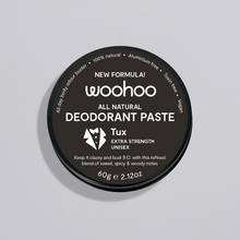 Woohoo! Natural Deodorant - Tux Extra Strength Tin