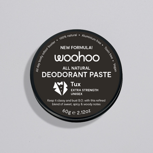 Woohoo! Natural Deodorant - Tux Extra Strength Tin
