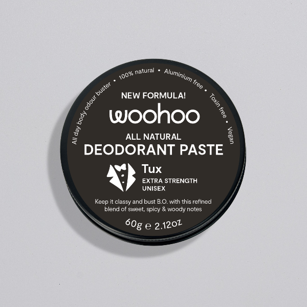 Woohoo! Natural Deodorant - Tux Extra Strength Tin