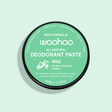 Woohoo! Natural Deodorant - Wild Extra Strength Tin