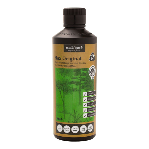 Waihi Bush Flax Seed Oil 500ml