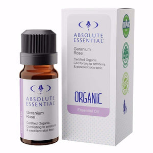 Absolute Essential Organic Geranium Rose Essential Oil is the sweeter and softer of the two geranium oils. This oil is more suitable for use during pregnancy and for children. It has a range of healing properties and is used extensively in natural healing for a range of conditions.