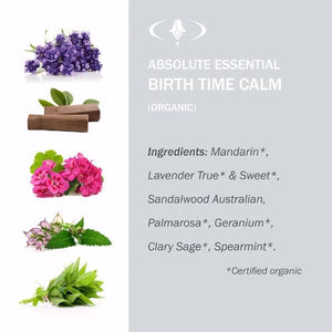 Absolute Essential Birth Time Calm (Organic): Ingredients.