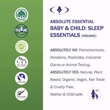 Absolute Essential Baby and Child: Sleep Essentials (Organic): Certified Organic, Fair Trade, Vegan, Cruelty Free, Mother and Child Safe.