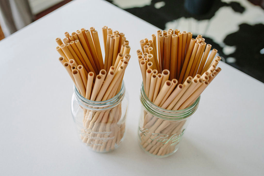 These Earthware reusable drinking straws are handmade from natural bamboo. A fully biodegradable and sustainable alternative to single use plastic straws!