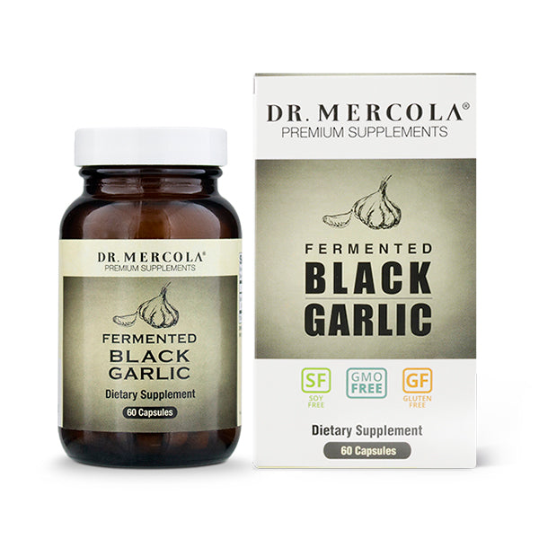 Dr Mercola Fermented Black Garlic 60 Capsules
