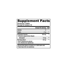 Dr Mercola Fermented Chlorella Supplement Facts