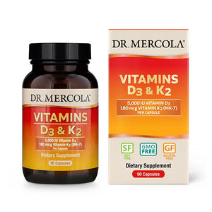 Dr Mercola Vitamin D and Vitamin K2 90 Day