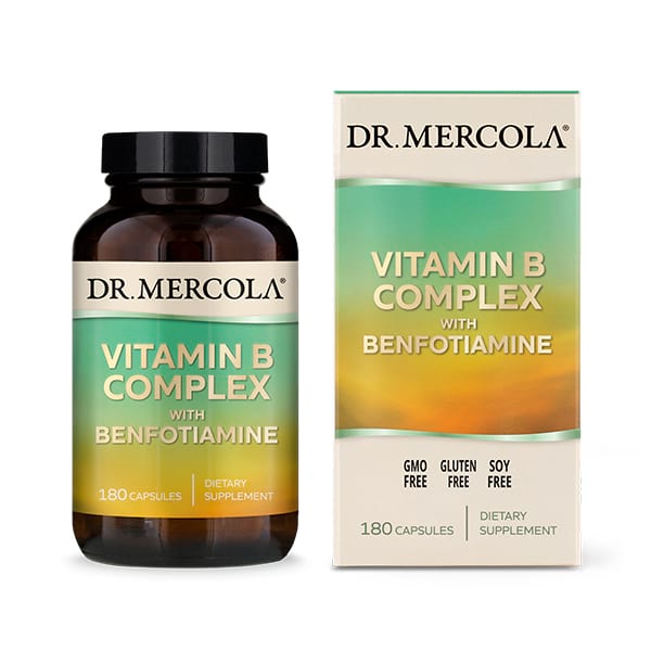 Dr Mercola Vitamin B Complex with Benfotiamine