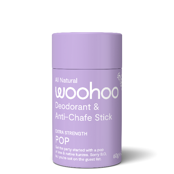 NEW! Woohoo Natural Deodorant - Pop Deodorant Stick