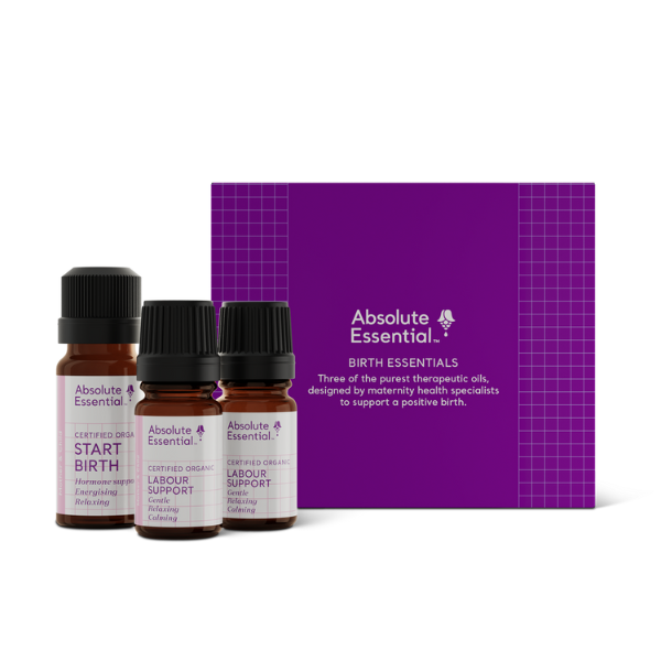 Absolute Essential Birth Essentials - Set of 3 Essential Oils (Organic)