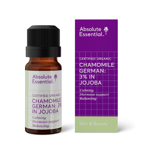 Absolute Essential Organic Chamomile German 3% Essential Oil has nutritional and healing qualities