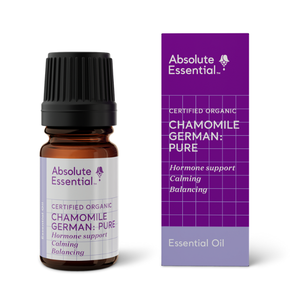 Absolute Essential Chamomile, German Pure Essential Oil (Organic) 2ml