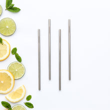 CaliWoods Stainless Steel Cocktail Drinking Straw Singles