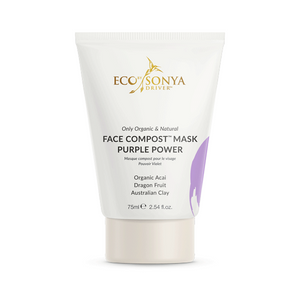 New! Eco By Sonya Face Compost Purple Power Face Mask