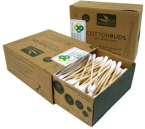 Go Bamboo Plastic Free Cotton Buds
