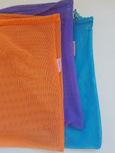 Goodie Bag Set of 3 - orange, purple, mid blue.