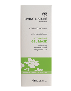 Living Nature Hydrating Gel Mask - Packaging