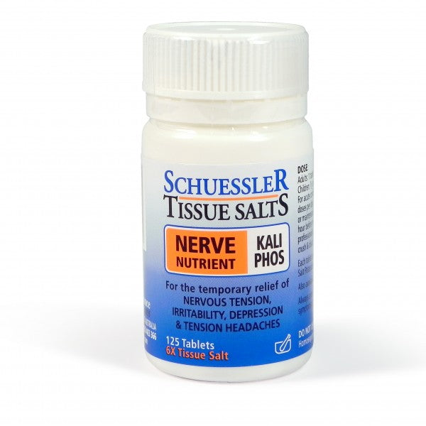 Kali Phos Tissue Salts provide relief from nervous headaches, nervous dyspepsia, sleeplessness, weariness, lowered vitality, low mood and other similar conditions.