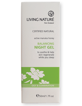 Living Nature Balancing Night Gel - Packaging