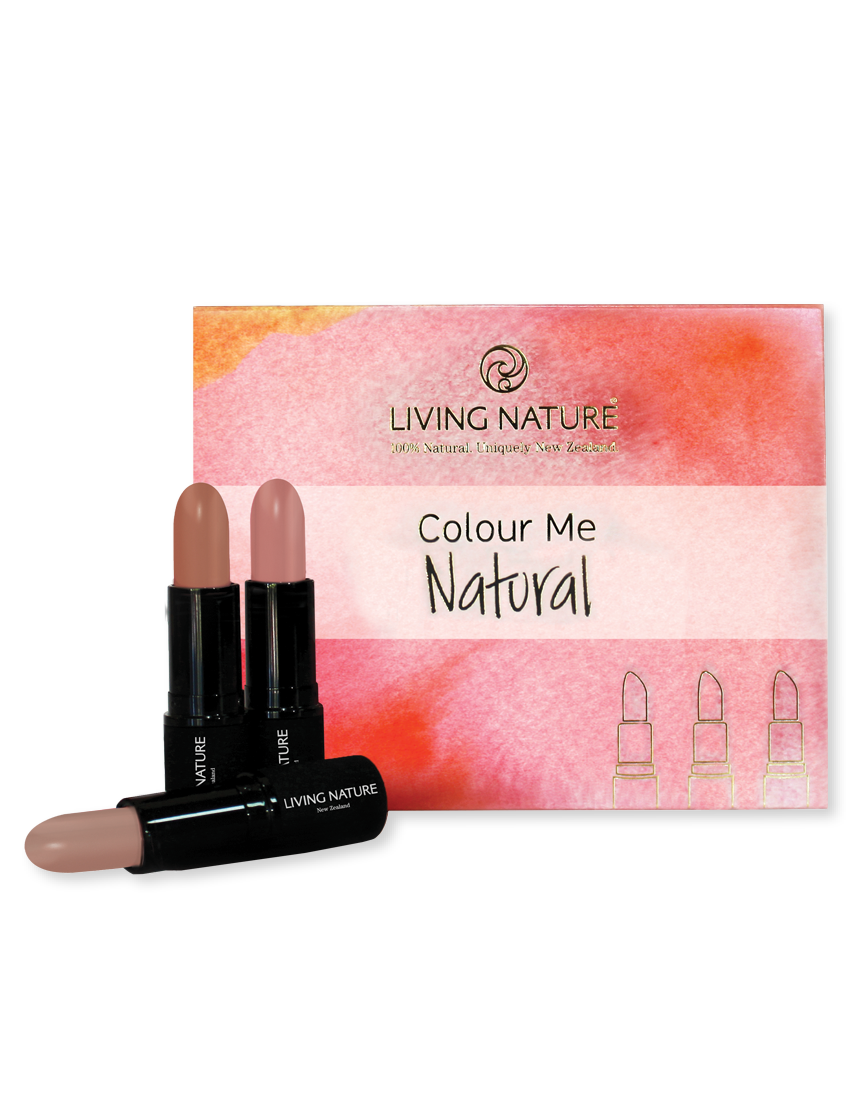 Living Nature Colour Me Natural Lipstick Pack