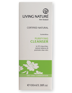 Living Nature Purifying Cleanser Packaging