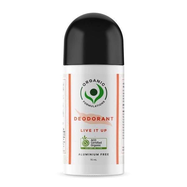 Organic Formulations Deodorant Live it Up