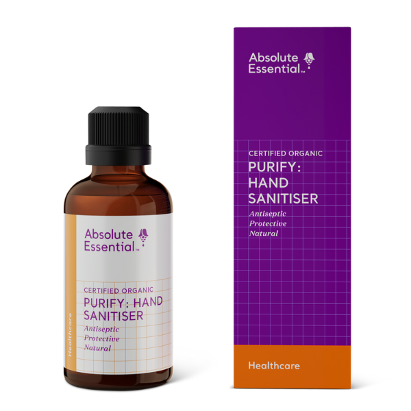 Absolute Essential Purify Hand Sanitiser Gel (Organic, Hospital Grade) 50ml