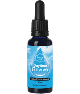 Daytime Revive made by SleepDrops supports your natural energy production, soothes a frazzled nervous system and helps you feel more balanced so you can have productive days and then get a better nights sleep.