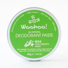 Woohoo! Natural Deodorant - Wild Extra Strength 40g