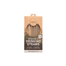 CaliWoods Stainless Steel Bent Drinking Straws