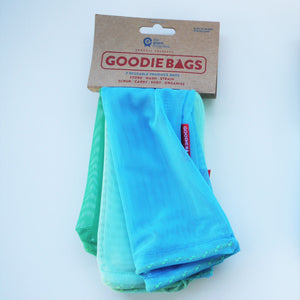 Goodie Bag Set of 3 - green, mint, mid blue.