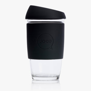 JOCO Glass & Silicone Cup 16oz in Black