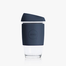 JOCO Glass & Silicone Cup 6oz in Mood Indigo