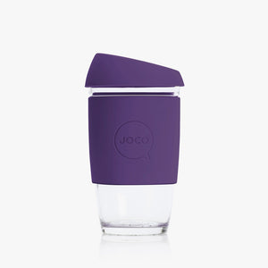 JOCO Glass & Silicone Cup 6oz in Violet