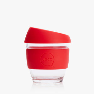Joco reusable coffee cup, 8 oz in Red