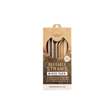 Caliwoods Mixed Stainless Steel Straw Pack
