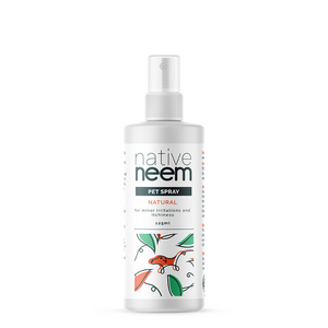 Native Neem Organic Pet Spray is a natural tonic for your pet's skin and fur, providing a lustrous problem-free coat.