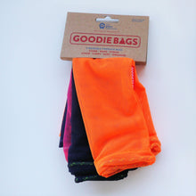Goodie Bag Set of 3 - pink, indigo, orange