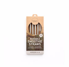 Caliwoods Stainless Steel Smoothie Straw Pack