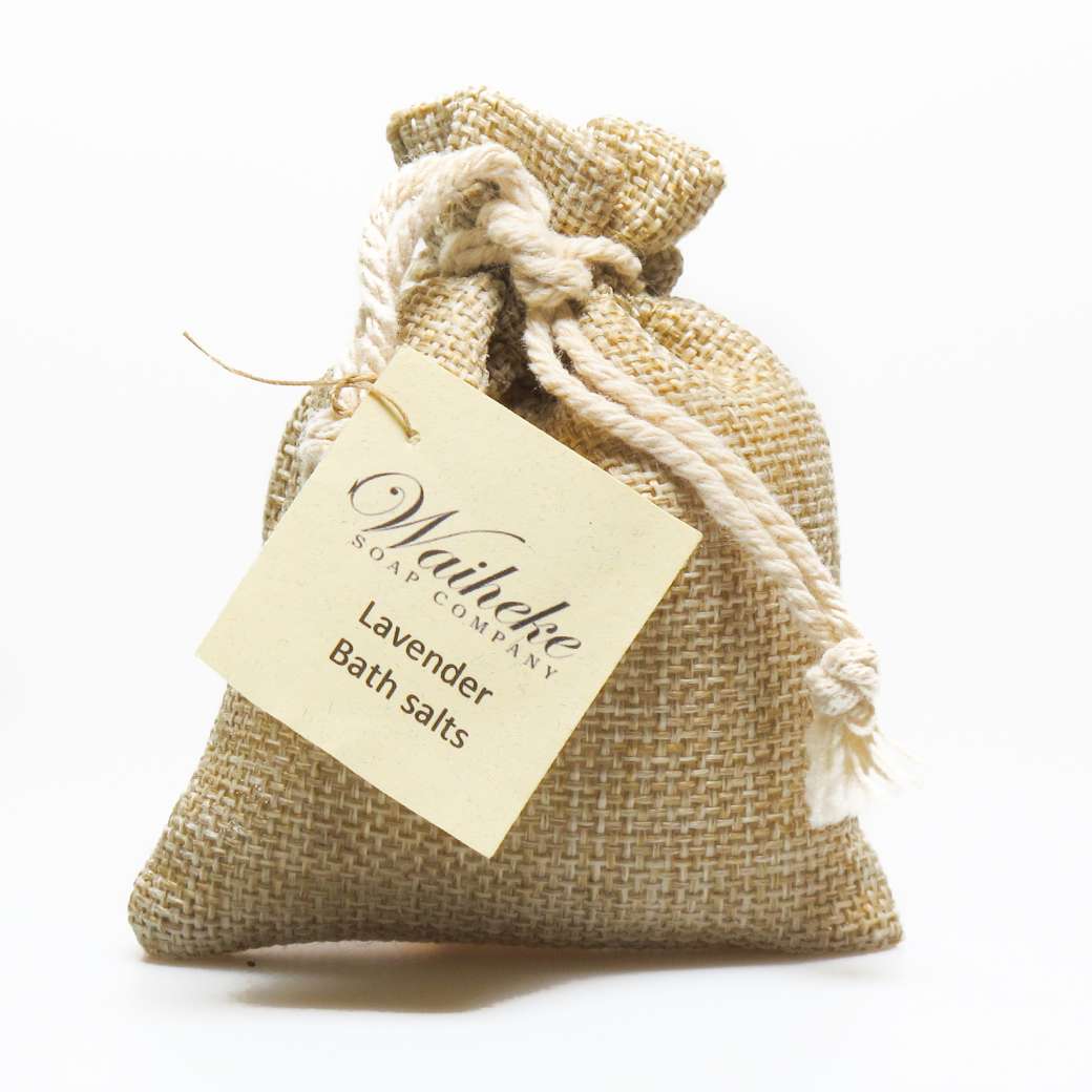 Waiheke Soap Company Lavender Bath Salts Pouch