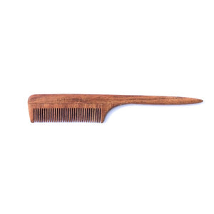 Native Neem Wooden Comb - Narrow Tooth