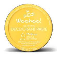 Woohoo! in Mellow 60g Tub. Body All Natural Deodorant Paste