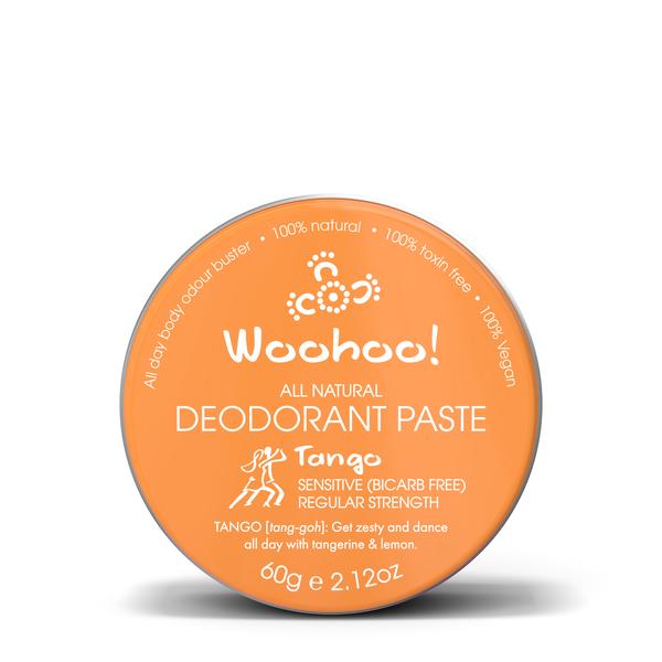 Woohoo! Natural Deodorant - Tango: Sensitive/ Bicarb Free - NEW! Aluminium Tub